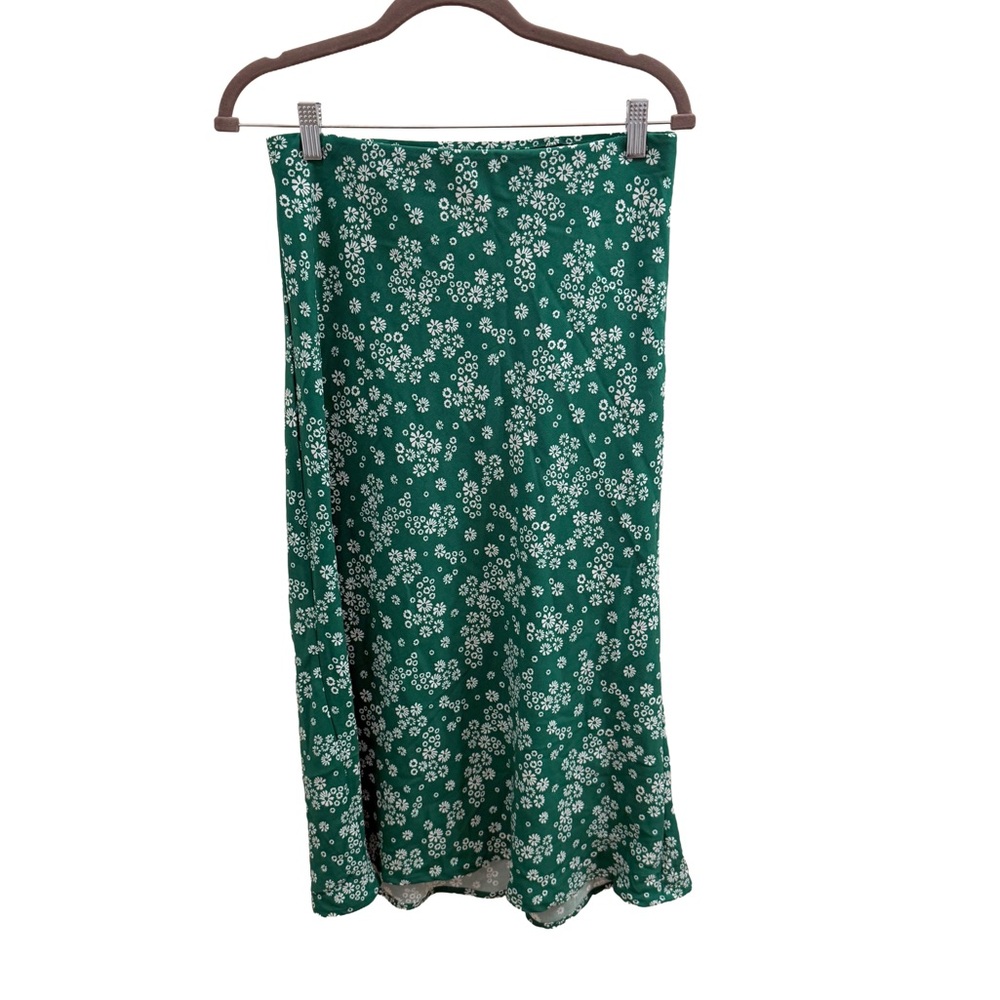 Rachel Zoe Floral Green Skirt